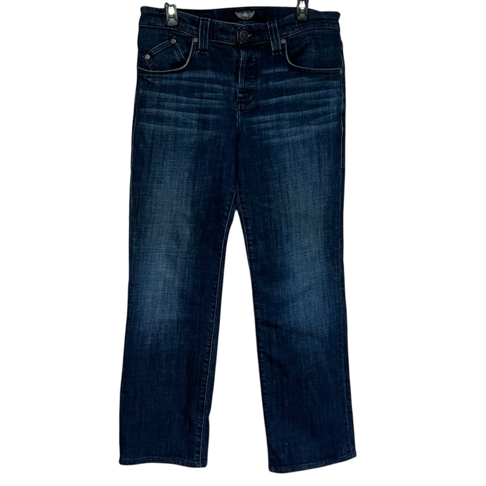 Rock & Republic Men’s Neil Jeans With Whiskering Straight Leg Size 34